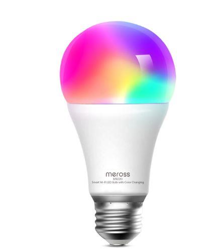 Smart Light Bulb|MEROSS|Power consumption 9 Watts|200-240V|Beam angle 180 deg...