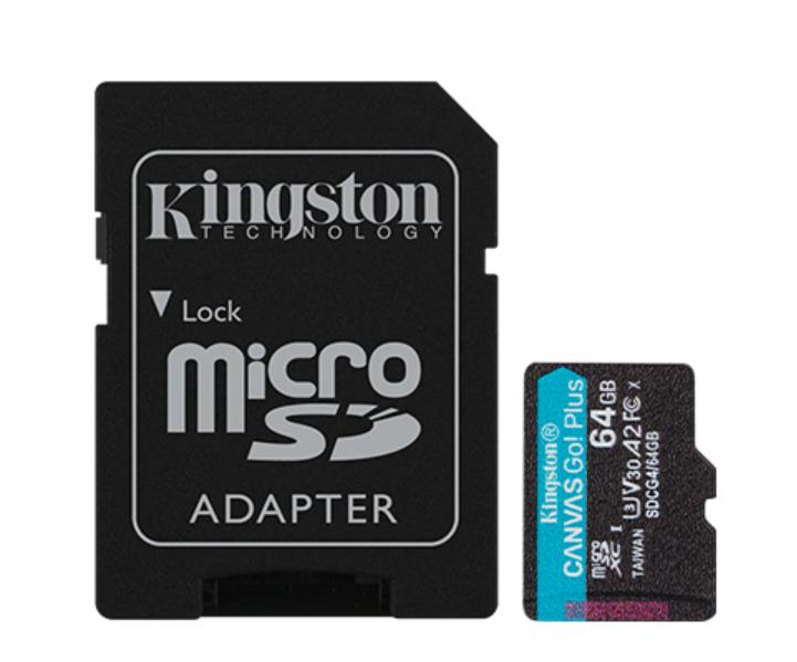 Mälukaart MEMORY MICRO SDXC 64GB UHS-I/W/ADAPTER SDCG4/64GB KINGSTON