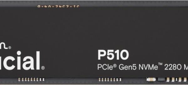 SSD|CRUCIAL|P510|1TB|M.2|PCIe Gen5|NVMe|TLC|Write speed 9500 MBytes/sec|Read ...