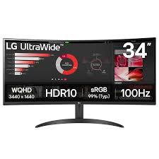 Monitor LCD Monitor|LG|34"|Curved/21 : 9|Panel VA|3440x1440|21:9|100 Hz|5 ms|Tilt|34W...