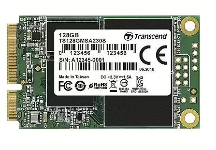 SSD|TRANSCEND|128GB|mSATA|SATA 3.0|Write speed 400 MBytes/sec|Read speed 550 ...