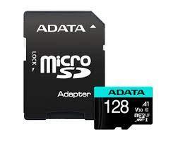 Mälukaart MEMORY MICRO SDXC 128GB W/AD./AUSDX128GUI3V30SA2-RA1 ADATA