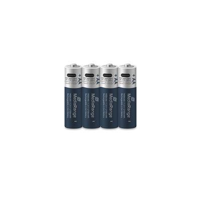 Patarei BATTERY RECH. LI-ION AAA 1.5V/500MAH 4P MRBAT160 MEDIARANGE
