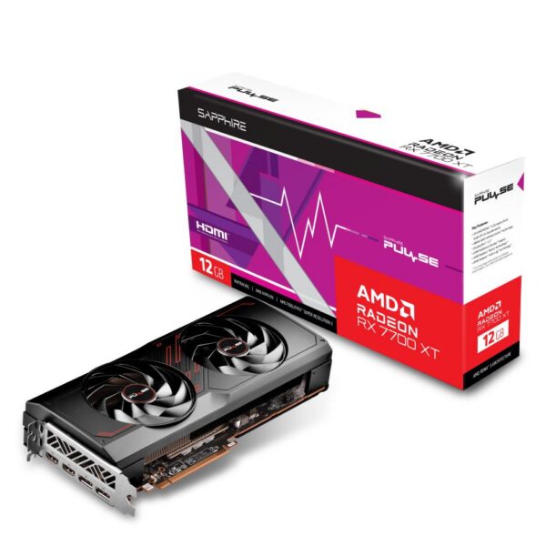 Graafikakaart Graphics Card|SAPPHIRE|AMD Radeon RX 7700 XT|12 GB|GDDR6|192 bit|PCIE 4.0 16x...
