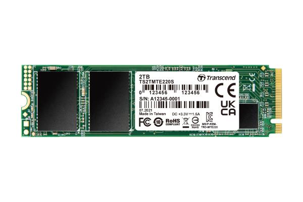 SSD PCI-E seade SSD|TRANSCEND|2TB|PCIe Gen3|NVMe|NAND flash technology 3D NAND|Write speed 29...
