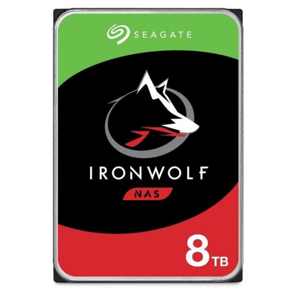 Kõvaketas HDD|SEAGATE|IronWolf|8TB|SATA 3.0|256 MB|7200 rpm|Discs/Heads 5/10|3,5"|ST800...