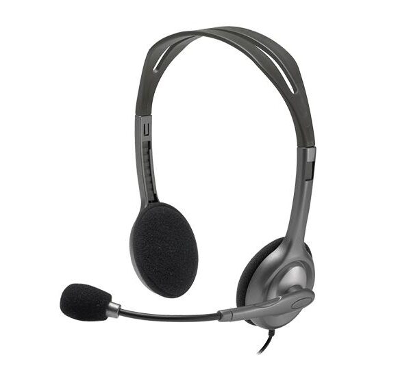 HEADSET STEREO H111/GREY 981-000593 LOGITECH