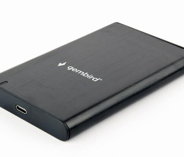 HDD CASE EXT. USB-C 2.5"/BLACK EE2-U3S-6 GEMBIRD