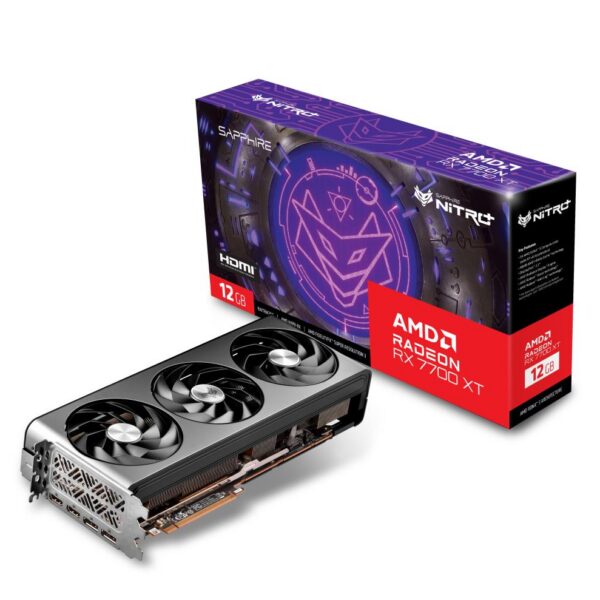 Graafikakaart Graphics Card|SAPPHIRE|AMD Radeon RX 7700 XT|12 GB|GDDR6|192 bit|PCIE 4.0 16x...