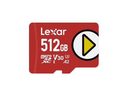 Mälukaart MEMORY MICRO SDXC 512GB UHS-I/PLAY LMSPLAY512G-BNSNG LEXAR