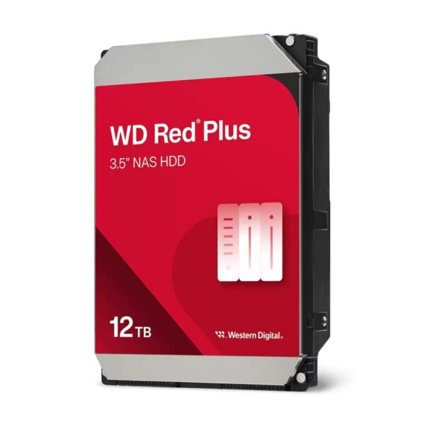 Kõvaketas HDD|WESTERN DIGITAL|Red Plus|12TB|SATA|512 MB|7200 rpm|3,5"|WD120EFGX