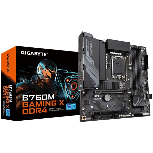 Emaplaat for Intel Protsessors Mainboard|GIGABYTE|Intel B760 Express|LGA1700|Micro-ATX|Memory DDR4|Memory sl...