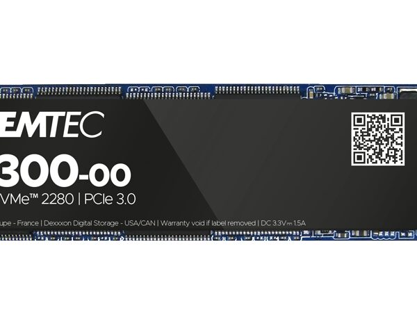 Emtec SSD M2 NVMe PCIe 3 X300 2TB Power Pro
