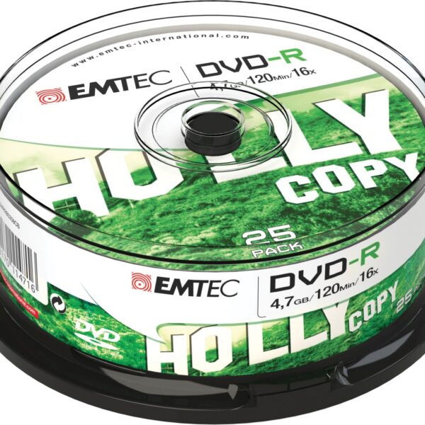 Emtec DVD-R 4,7GB 16x Holly Copy 25 pcs