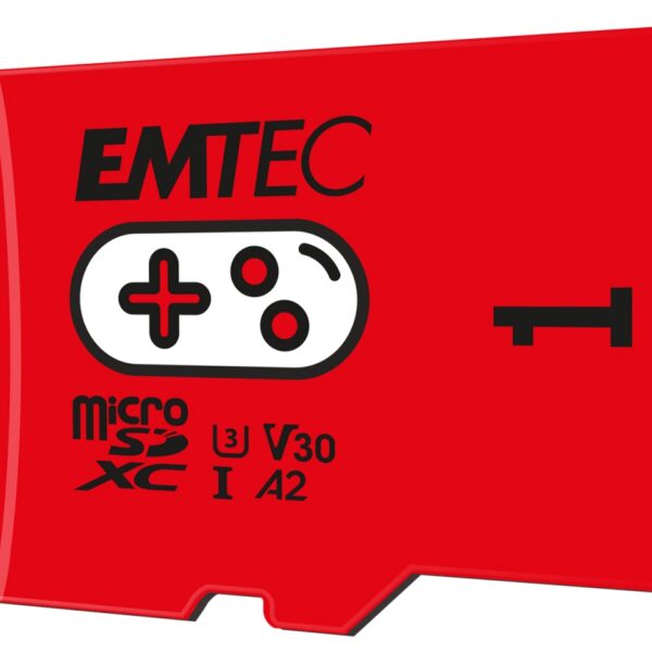 Emtec mSD 1TB UHS-I U3 V30 A2 Gaming Rouge