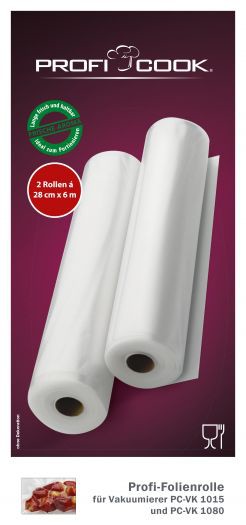 Vaakumeerimiskile ProfiCook 2tk 28cm x 6m 8910155