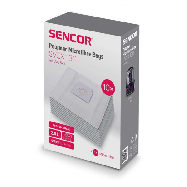 Tolmukotid 10 tk Sencor SVC8