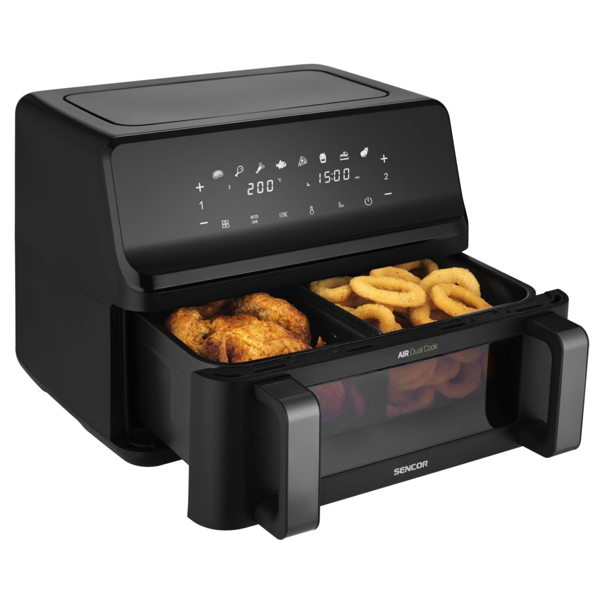 Kuumaõhufritüür Sencor SFR9650BK, 2 x 4,5L - Image 4
