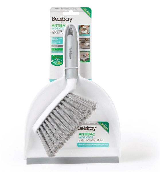Beldray LA082664UFFEU7 Antibac Dustpan & Brush Set