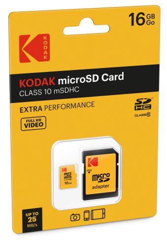 Kodak mSD 16GB Class10 Extra EKMSDM16GHC10CK