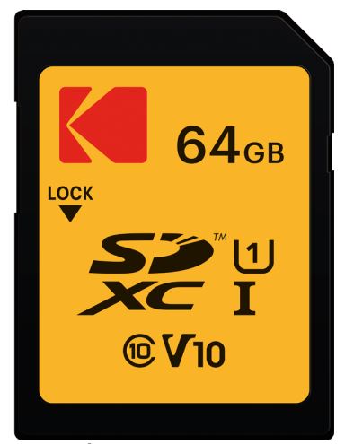 Kodak SD 64GB UHS1 U1 V10 Premium EKMSD64GXC10K