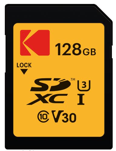 Kodak SD 128GB UHS-I U3 V30 Ultra Performance EKMSD128GXC10HPRK