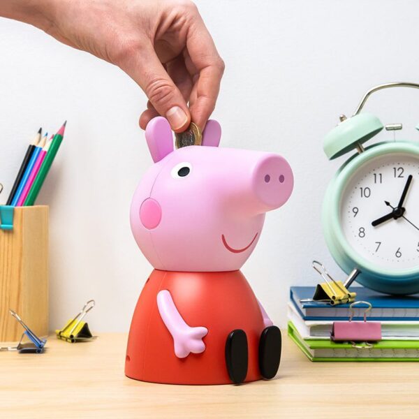 Paladone Peppa Pig Shaped Money Box Closed Box