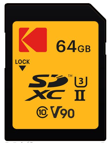 Kodak SD 64GB UHS-II U3 V90 Ultra Pro EKMSD64GUHS2V2K