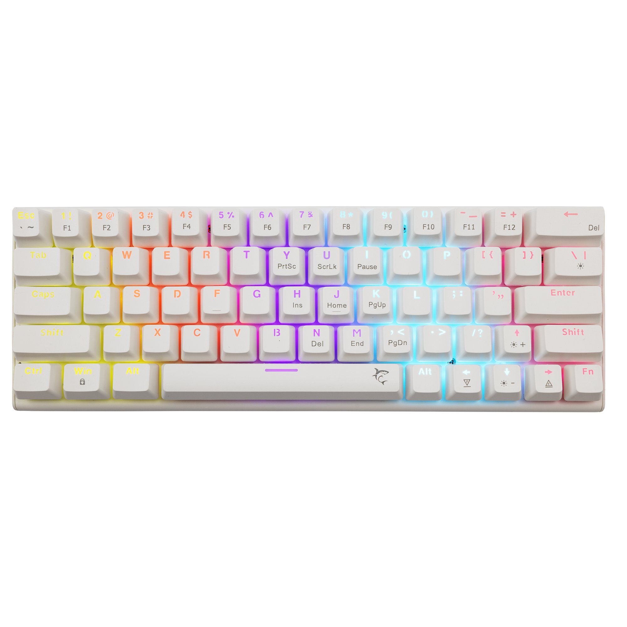 White Shark GK-002211V2  Wakizashi 2 White US Red Switches