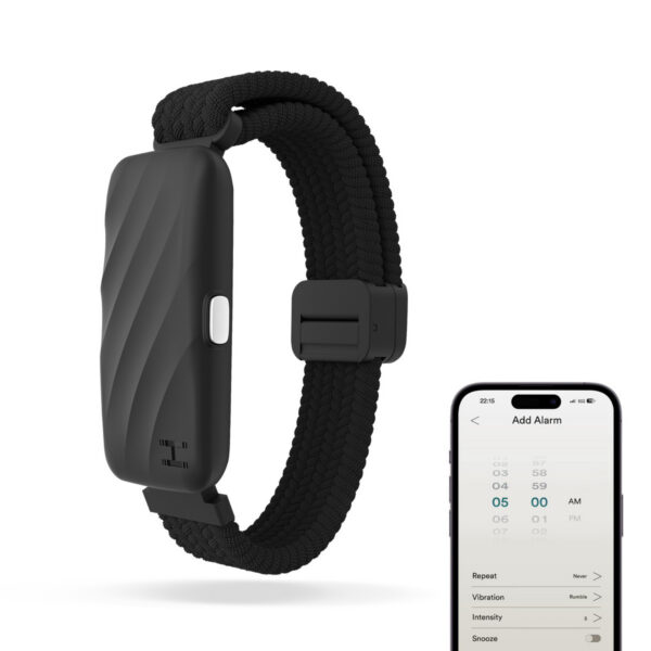 Homedics  SS-WB100BK-WW WakeBand, Your Silent Alarm, Black