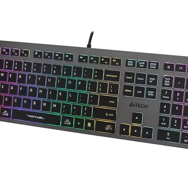 A4Tech 47126 FSTYLER FX60H Grey Neon Backlit