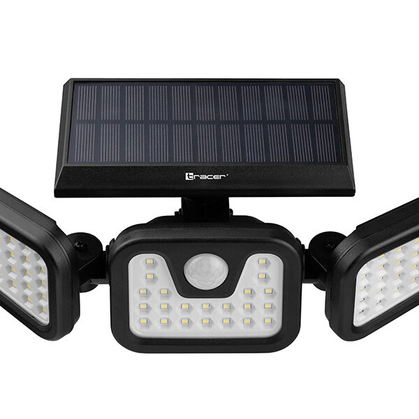 Tracer 47191 Saturn LED solar floodlight with motion sensor
