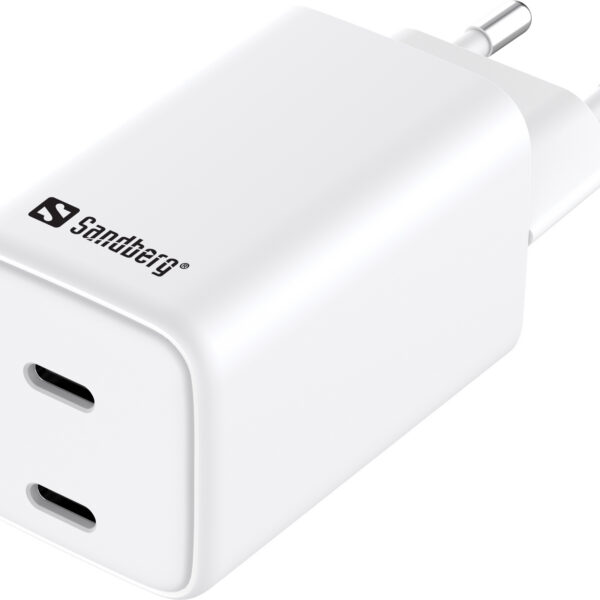 Sandberg 441-56 AC Charger Dual USB-C PD65W EU