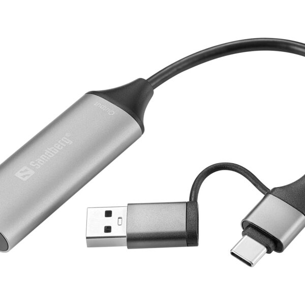 Sandberg 136-70 HDMI Capture Link to USB-C/A