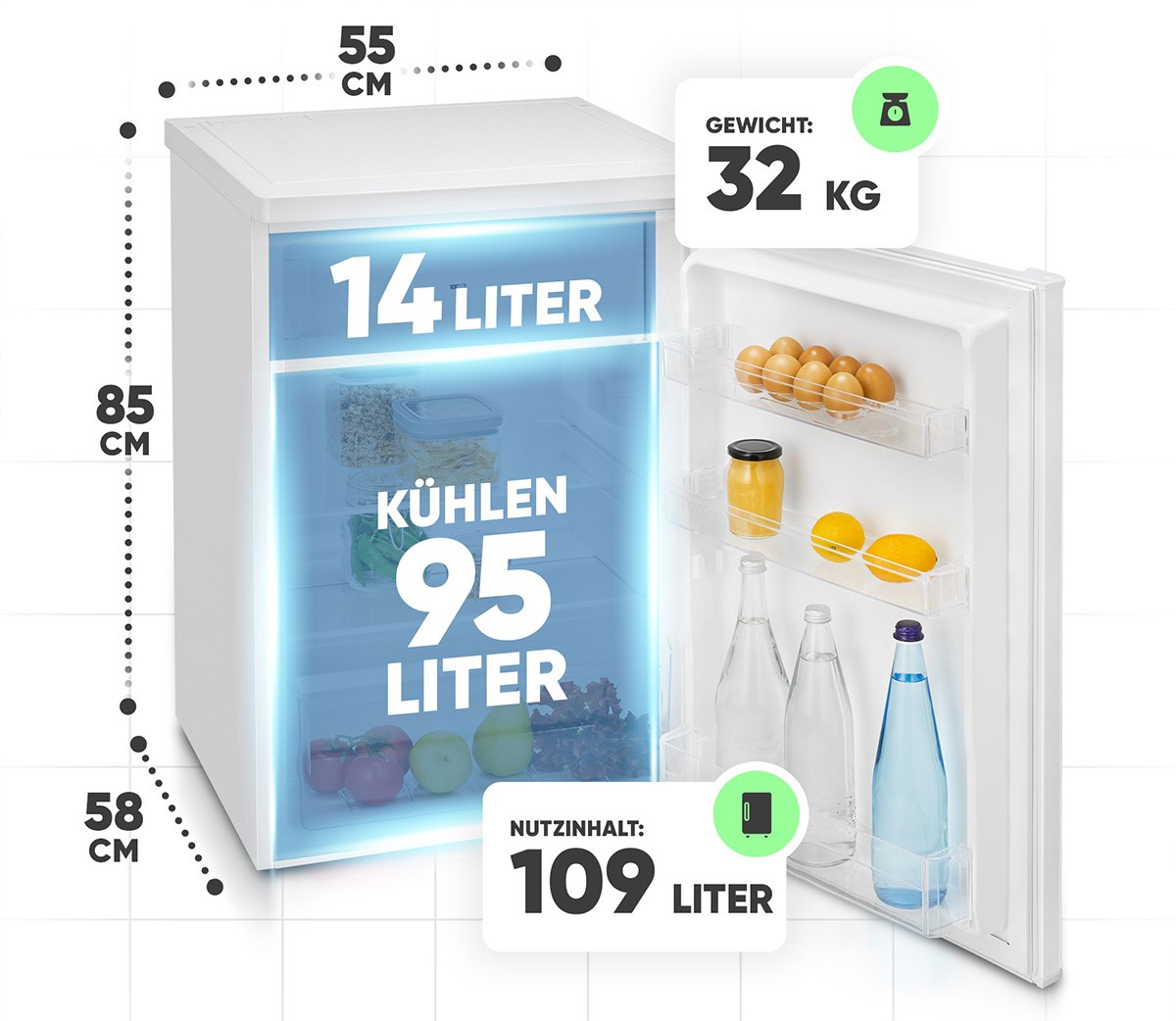 Külmik Bomann KS7251W - Image 3