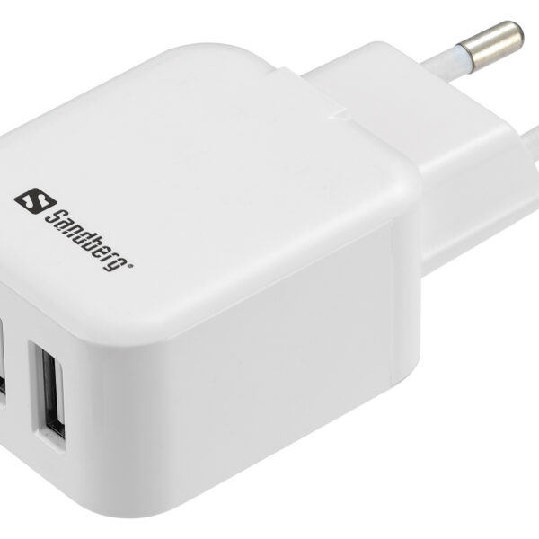 Sandberg 440-57 AC Charger Dual USB 2.4+1A EU