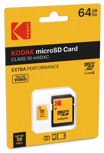 Kodak mSD 64GB Class10 Extra EKMSDM64GXC10CK