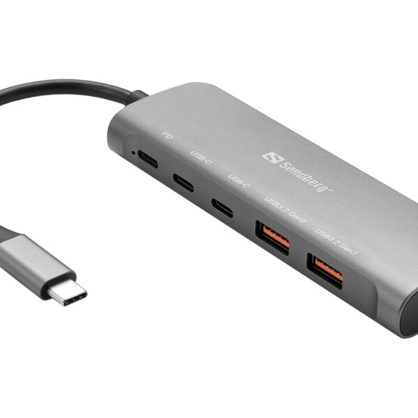Sandberg 136-65 USB-C Dock HDMI+2xA+2xC+PD100W