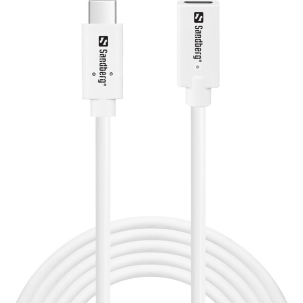 Sandberg 136-55 USB-C>C M-F USB 3.1 100W, 2M