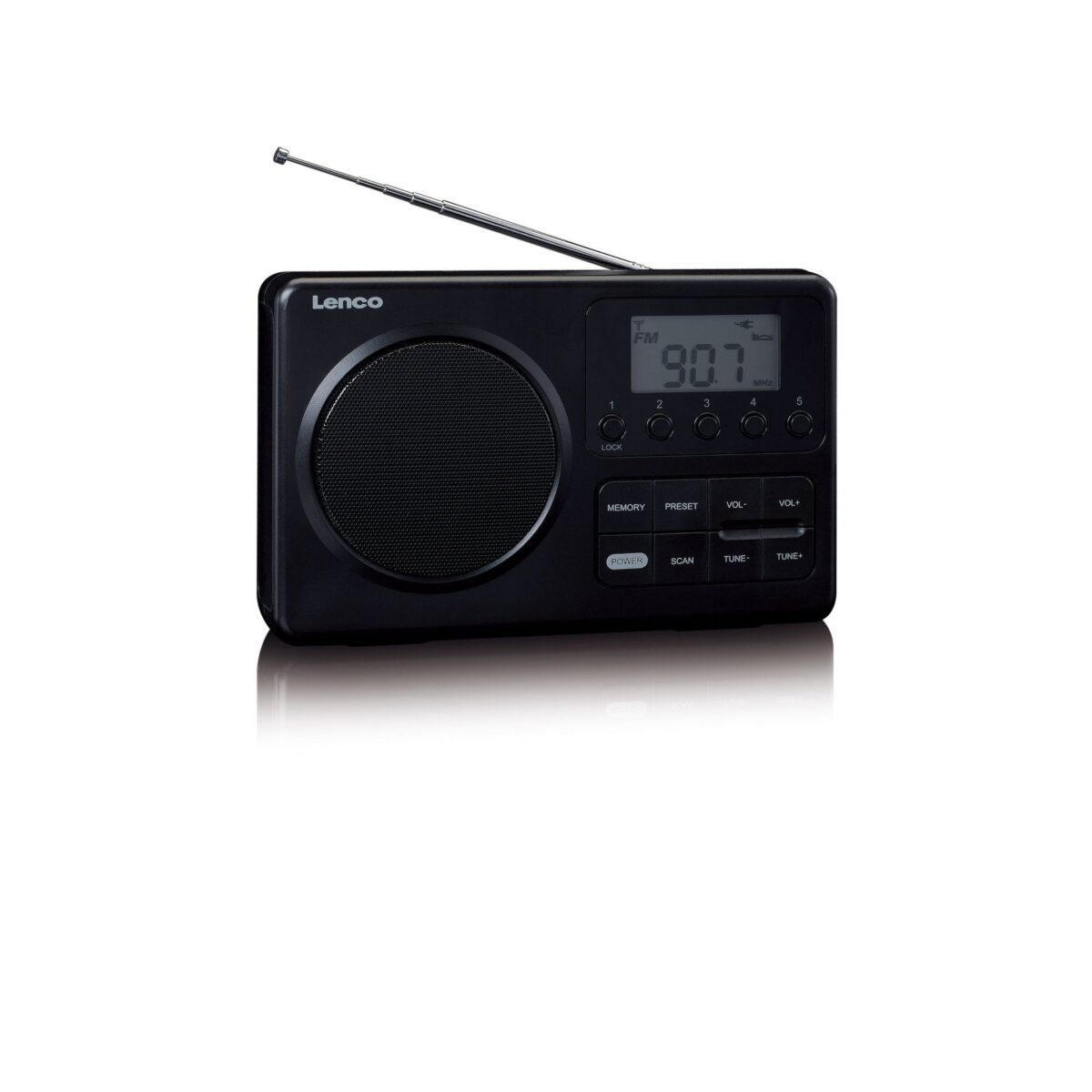 Raadio Lenco MPR035BK, must - Image 2