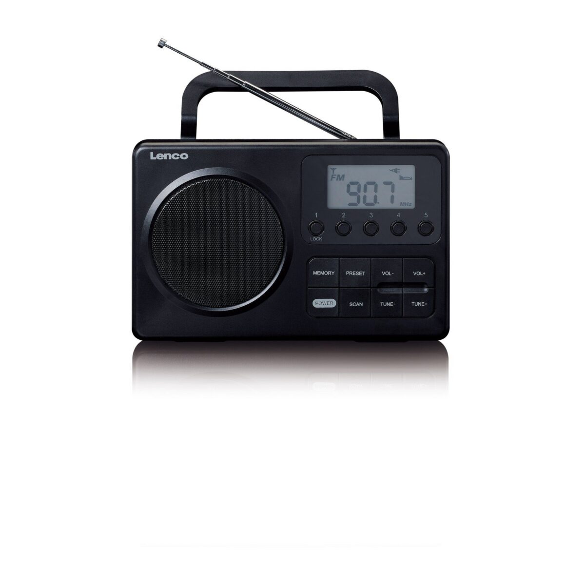 Raadio Lenco MPR035BK, must - Image 3