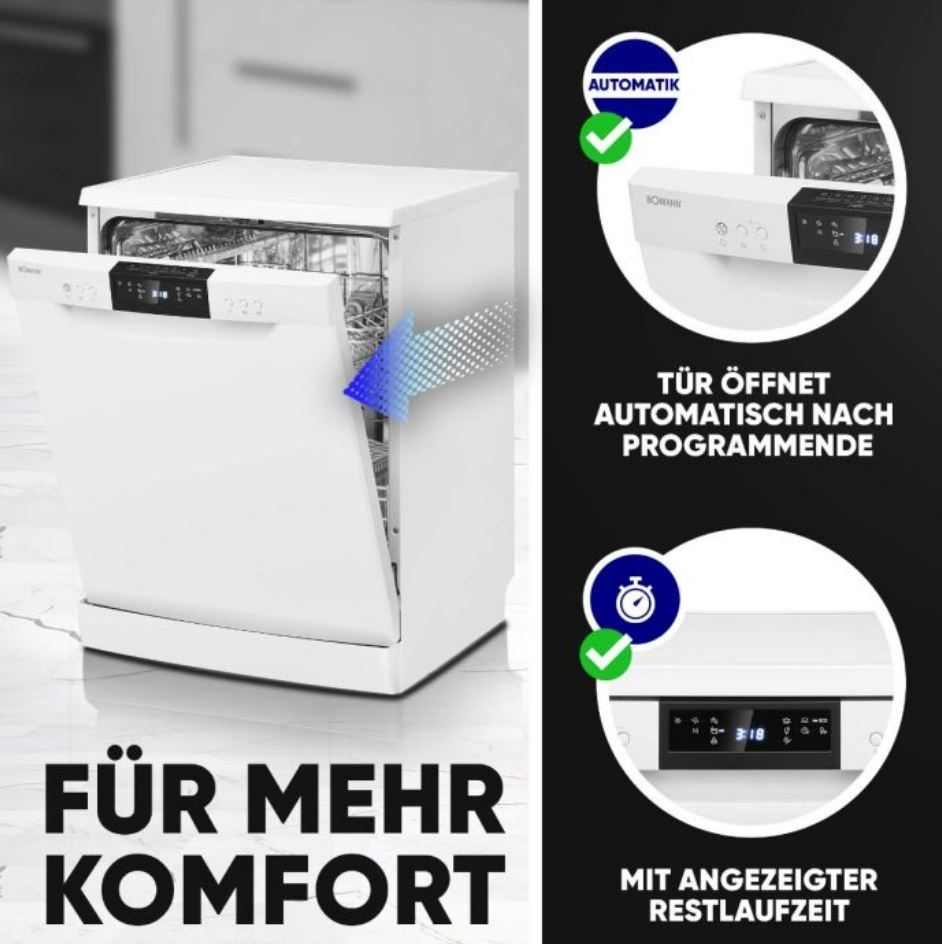 Nõudepesumasin Bomann GSP7419W - Image 4