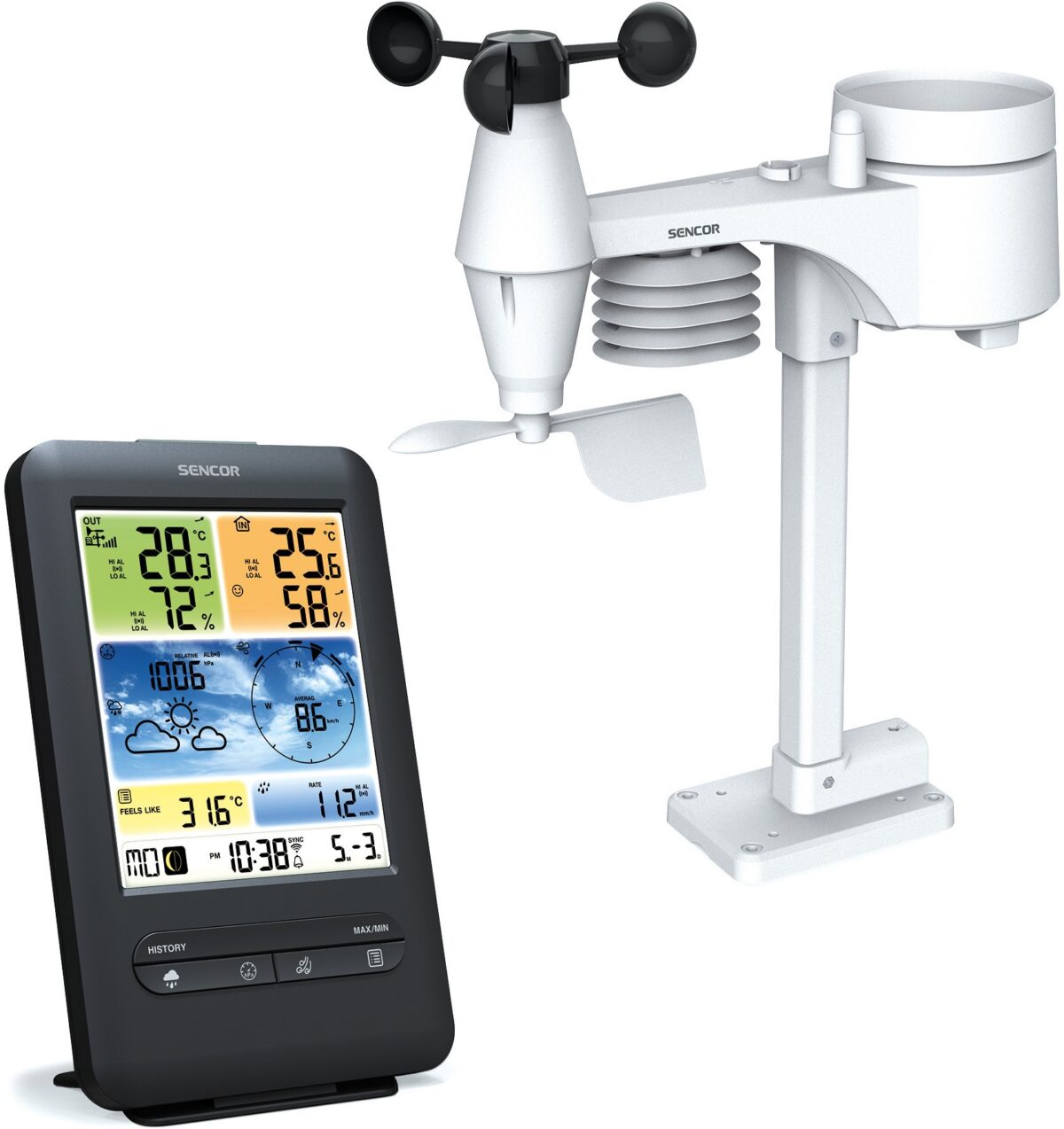 Ilmajaam WiFi-ga Sencor SWS9898 - Image 2