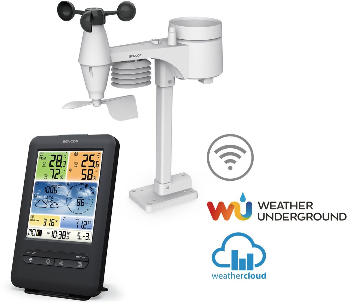 Ilmajaam WiFi-ga Sencor SWS9898