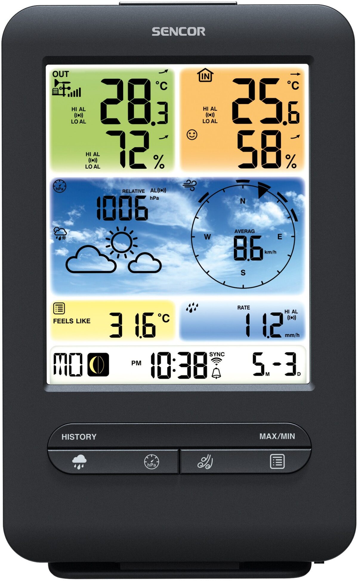 Ilmajaam WiFi-ga Sencor SWS9898 - Image 3