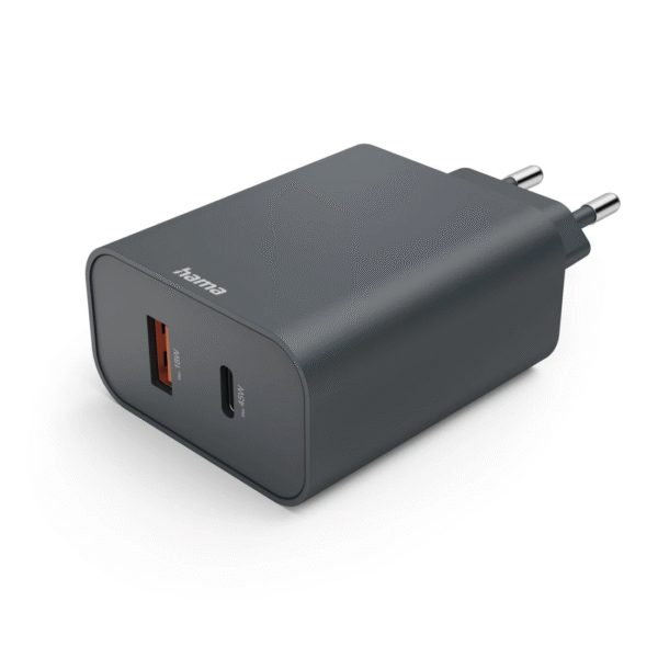 Hama 00086444 45W USB-C, USB-A  Charger PD Black