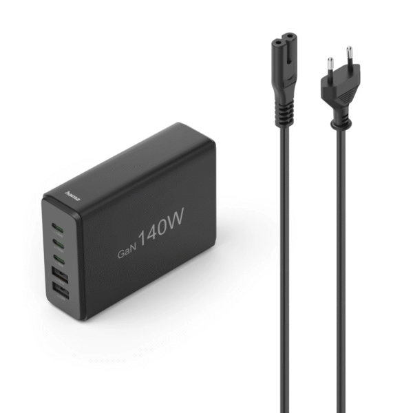 Hama 00201978 Charging Station With 3xUSB-C/2xUSB-A 140 W Black