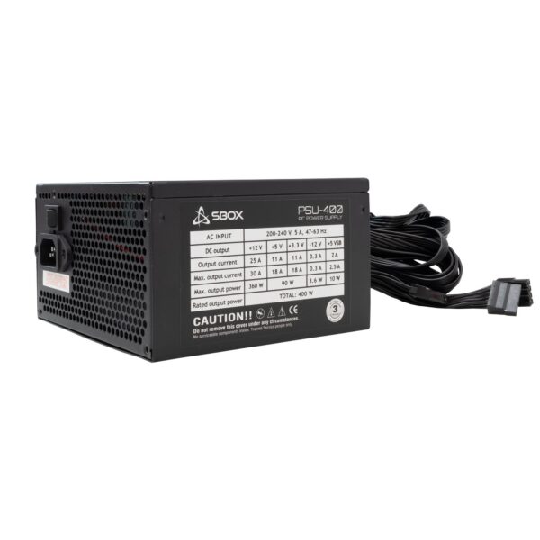 Sbox PSU-400-2 / ATX-400W