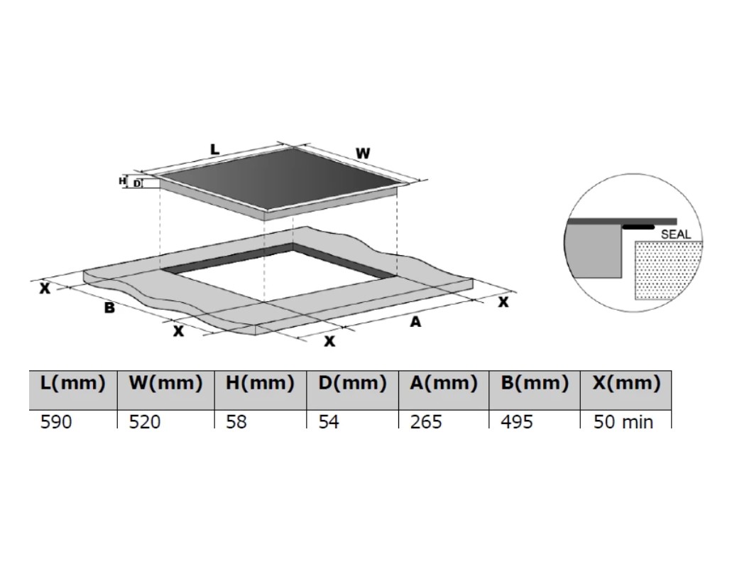 Induktsioonplaat Kluge KPI6023BB - Image 4