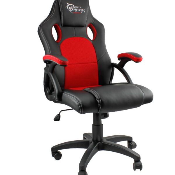 White Shark Gaming Chair Kings Throne Black/Red Y-2706